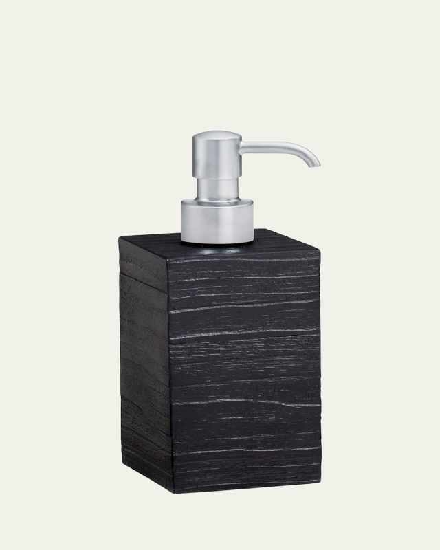 Shou Sugi Ban Resin Soap Dispenser